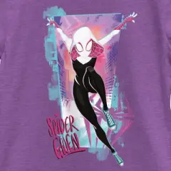 Girl's Spider-Man: Across the Spider-Verse Spider Gwen Poster T-Shirt
