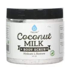 Pursonic 100% Natural Coconut Milk Body Scrub 14oz