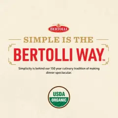 Bertolli Organic Traditional Tomato & Basil Pasta Sauce - 24oz
