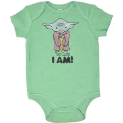 Star Wars R2-D2 C-3PO Chewbacca Yoda Darth Vader Newborn Baby Boys 5 Pack Short Sleeve Bodysuits 