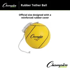 Champion Sports Tether Ball, Optic Yellow