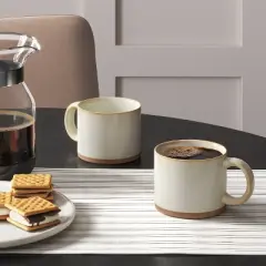 15oz Eugene Ceramic Mug Cream - Threshold&trade;