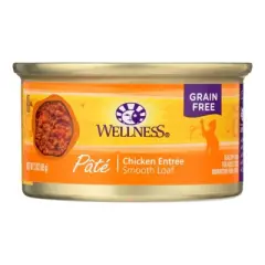 Wellness Pet Chicken Entree Grain Free Wet Cat Food - Case of 24/3 oz