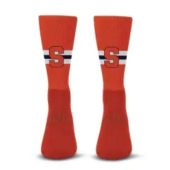 NCAA Syracuse Orange Streak Team Color Crew Socks - L
