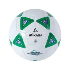 Mikasa Size 5 Deluxe Cushioned Soccer Ball, Ages 12 and Up, 27 Inch Diameter, White/Black