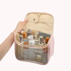 Unique Bargains Transparent Hanging Makeup Bags and Organizers 1 Pc