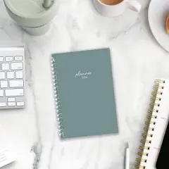 Blue Sky Weekly/Monthly Planning Calendar 5"x8" Alpine Green