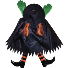 Fun World Wrong Way Orange Witch