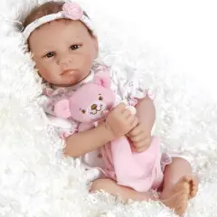 Paradise Galleries Lifelike & Realistic Newborn Reborn Baby Doll, Bundle of Joy, 18-inch Weighted Baby in GentleTouch Vinyl, 5-Piece Set