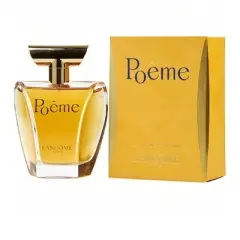 Poeme By Lancome Women Eau De Parfum Spray 3.4 Oz Mandarin Orange, Datura, Green Notes, Bergamot, Plum, Peach 1995 Evening Perfume