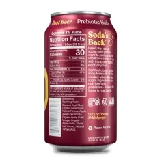 Poppi Root Beer Prebiotic Beverage - 12 fl oz Can