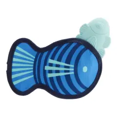 BARK Super Chewer Blue Rad Herring Fish Dog Toy