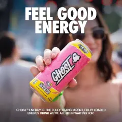 Ghost Energy Sour Pink Lemonade Energy Drink - 16 fl oz Can