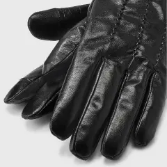 Men's Basic Triple Trim Touch Dress Gloves - Goodfellow & Co&trade; Black