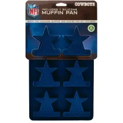 MasterPieces FanPans Team Logo Silicone Muffin Pan - NFL Dallas Cowboys