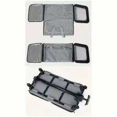 Babeyer Cat Dog Carrier With Detachable Wheels, Pet Travel Rolling Carrier, For Small And Medium-Sized Dogs And Cats