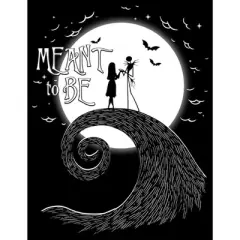 Junior's The Nightmare Before Christmas Jack and Sally Meant to Be T-Shirt