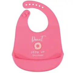 Hudson Baby Infant Girl Silicone Bibs 2pk, Fruitloop, One Size