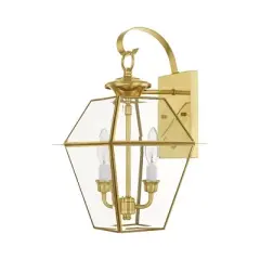 Livex Lighting Westover 2 - Light Wall Light in  Polished Brass