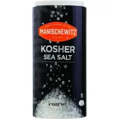 Manischewitz Kosher Sea Salt Coarse - 12 pack, 16 oz