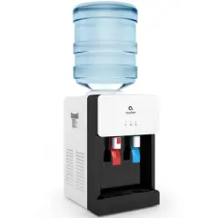 Avalon Premium Hot/Cold Top Loading Countertop Water Dispenser With Child Safety Lock - White