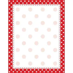 2pk Dots Let's Write! Computer & Writing Paper - Barker Creek: Decorative Writing Teacher Supplies, School Charts