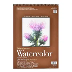 Strathmore 400 Series Watercolor Pad 11 In. X 15 In. Spiral Pad Of 12 [Pack Of 2] 43373-PK2
