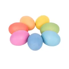 TickiT Rainbow Wooden Eggs, Set of 7