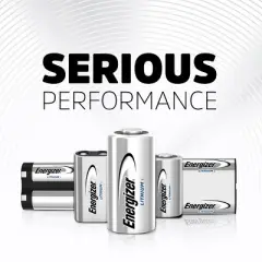 Energizer CR2 Batteries 2pk - Lithium Battery: Silver, 800mAh, 3V, Camera Device