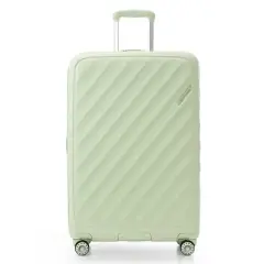 Traveler's Choice Elm 29" Hardside Expandable Spinner Large Checked Suitcase