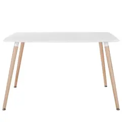 Field Rectangle Dining Table White - Modway