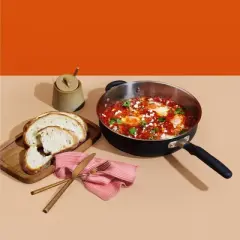 Meyer Accent Series 4.5qt Stainless Steel Induction Saute Pan Matte Black