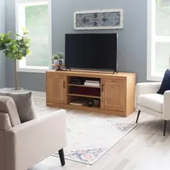 Vanessa 2 Doors TV Stand for TVs up to 68" - Linon
