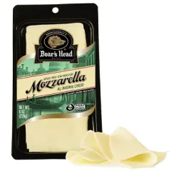 Boar's Head Pre-Sliced Whole Milk Mozzarella Cheese - 8oz
