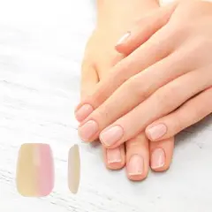 Unique Bargains Women's Full Coverage Fake Nails XS Purple Green 30 Pcs