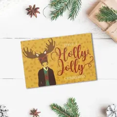 48 Pack (8 of Each) Cute Woodland Animal Christmas Cards with Envelopes, 4 x 6 inches, 6 Assorted Designs Merry Xmas Festive Themed Greeting Cards