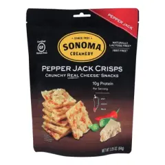 Sonoma Creamery Pepper Jack Crisps - Case of 12/2.25 oz