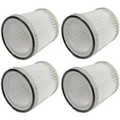 Black and Decker BDH2000FL FHV1200 Vacuum 4 Pack Filter FVF100 - 90529367-4PK