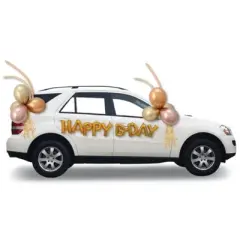 LOONBALLOON DIY Birthday Gold & Glam Parade & Party Balloon Kit