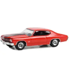 1969 Chevrolet Chevelle SS Red with Black Stripes "Woodward Dream Cruise" Series 1 1/64 Diecast Model Car by Greenlight