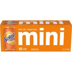 Sunkist Orange Soda - 10pk/7.5 fl oz Mini Cans