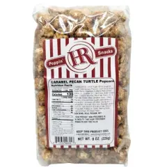 HR Poppin' Snacks 8 oz Caramel Pecan Turtle Popcorn - Pack of 2