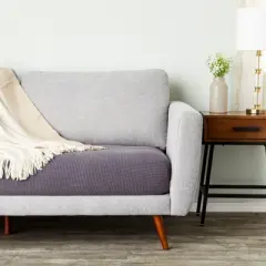 Juvale Large Stretch Couch Cushion, Replacement Slipcover for Couches, Sectionals, Armchairs, Patio Furniture, Campers, 59-70 Inch, Gray