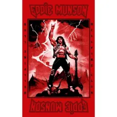 Boy's Stranger Things White Hellfire Club Rockstar Eddie Munson T-Shirt