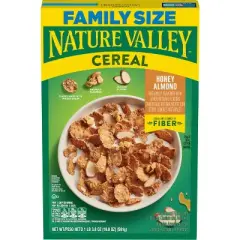 Nature Valley Honey Almond Family Size Breakfast Cereal - 19.8oz