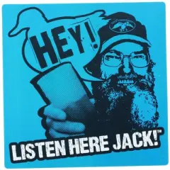 Just Funky Duck Commander Si Listen Here Jack Magnet