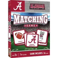 MasterPieces Officially Licensed NCAA Alabama Crimson Tide Matching Game for Kids and Families
