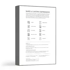 Southworth 25% Cotton Linen Business Paper 32 lbs. 8-1/2 x 11 White 250/Box J558C