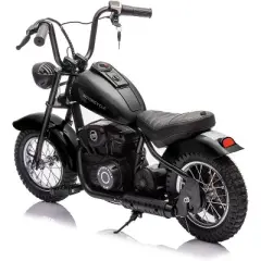 Electric Motorcycle for Kids, 24V 250W Kids Electric Dirt Bike, Two Speed Max Up to 14MPH & 60 Minutes Continuous, with Led Lights