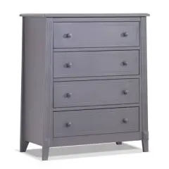 Sorelle Berkley 4 Drawer Chest Dresser Gray